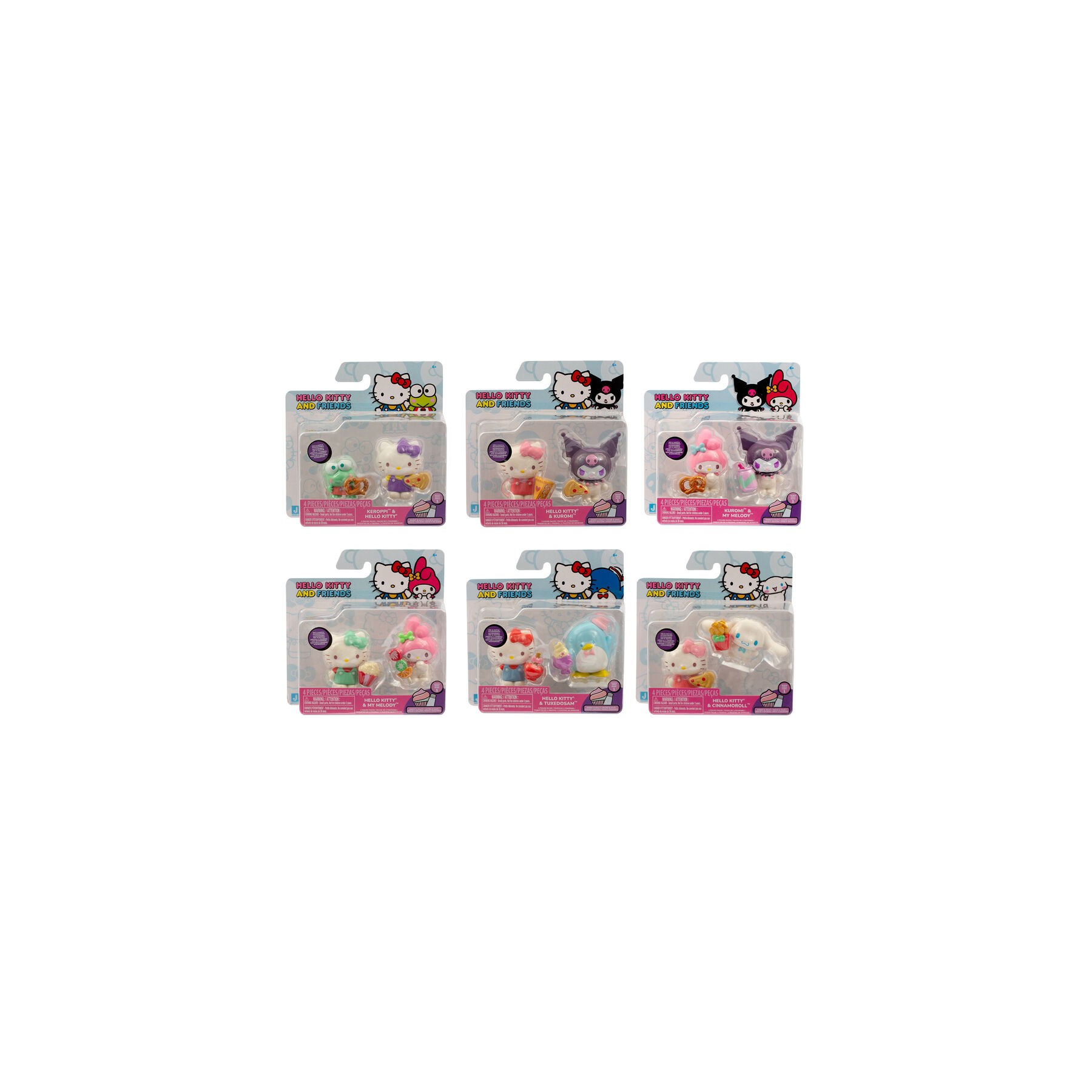Blister 2 figuras Hello Kitty 5cm surtido