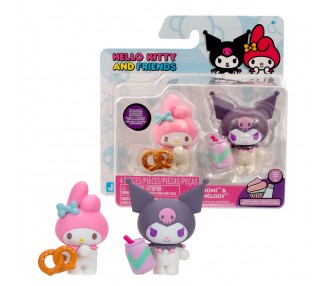 Blister 2 figuras Hello Kitty 5cm surtido