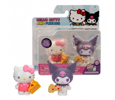 Blister 2 figuras Hello Kitty 5cm surtido