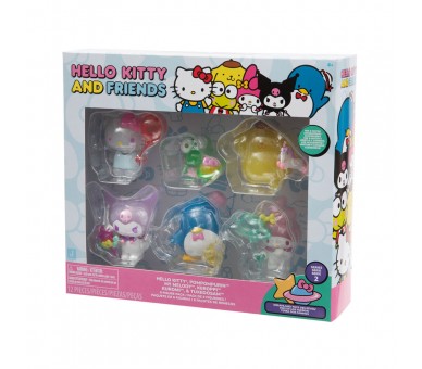 Blister 6 figuras Hello Kitty 5cm