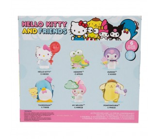 Blister 6 figuras Hello Kitty 5cm