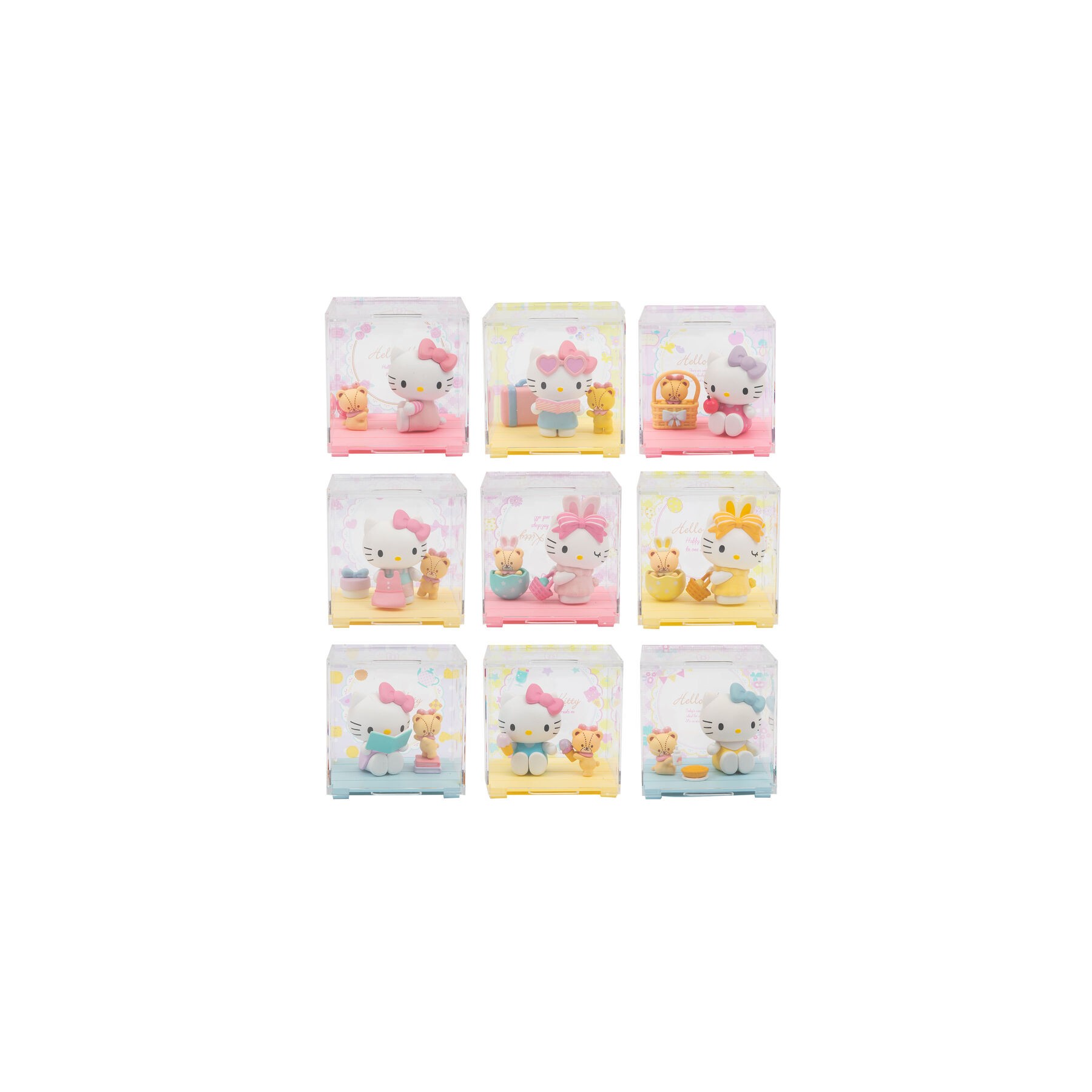 Figura sorpresa Sweetheart Playmates Hello Kitty surtido