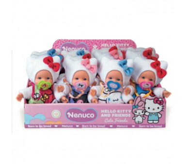 Muñeco Nenuco Cute Hello Kitty 15cm surtido