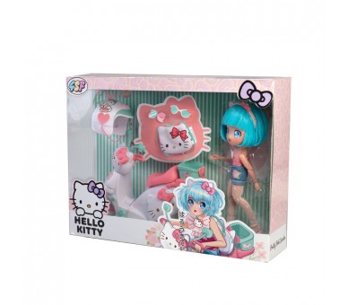 Muñeca Manga Pretty Pink Scooter Hello Kitty
