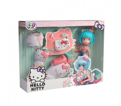 Muñeca Manga Pretty Pink Scooter Hello Kitty