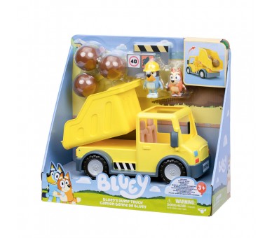 Camion Volquete + figuras Bluey
