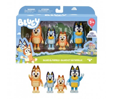 Blister 4 figuras Bluey surtido