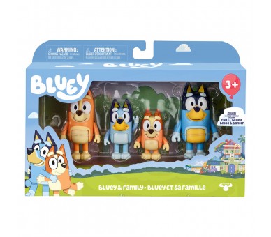 Blister 4 figuras Bluey surtido