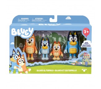 Blister 4 figuras Bluey surtido