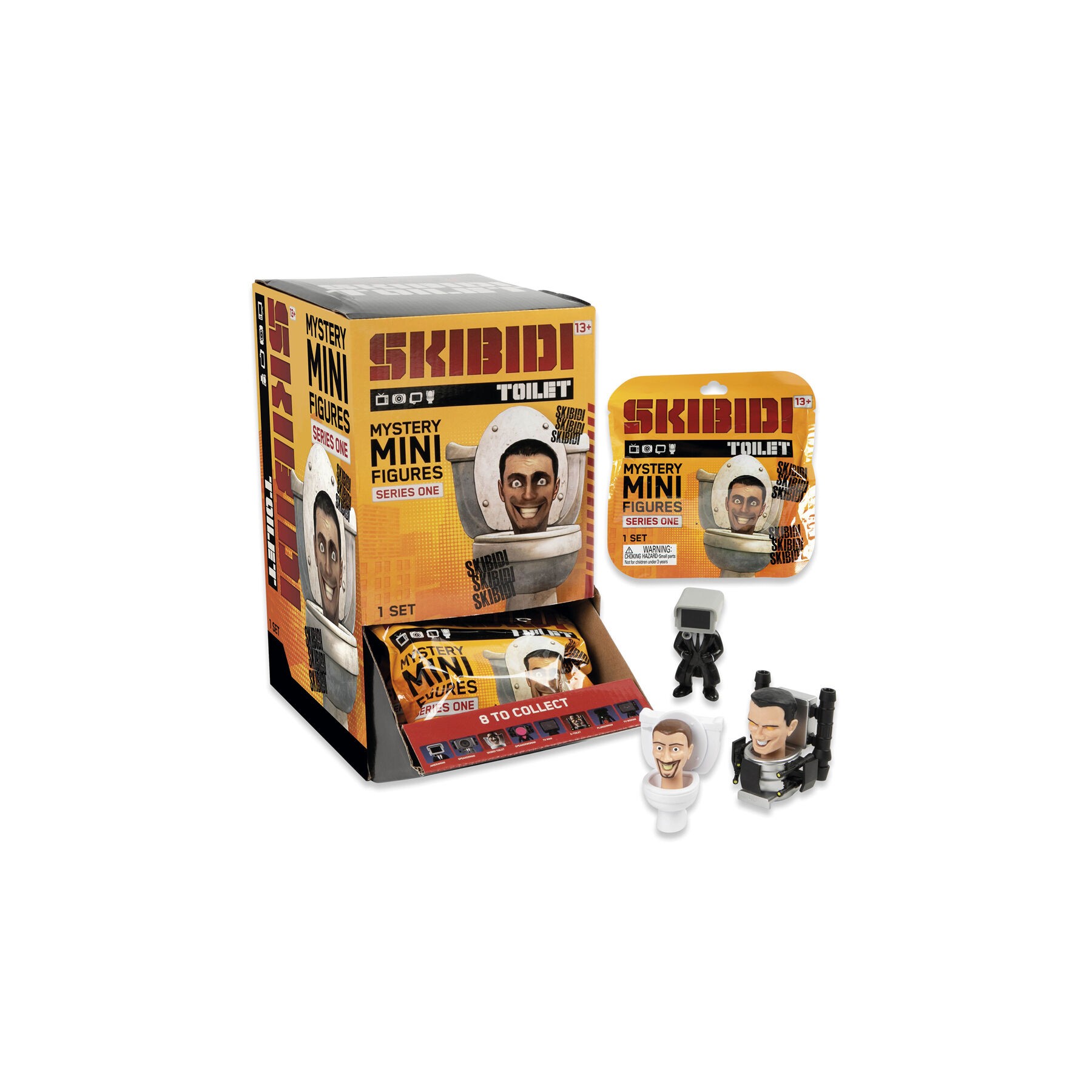 Bolsa sorpresa figura Skibidi Toilet surtido