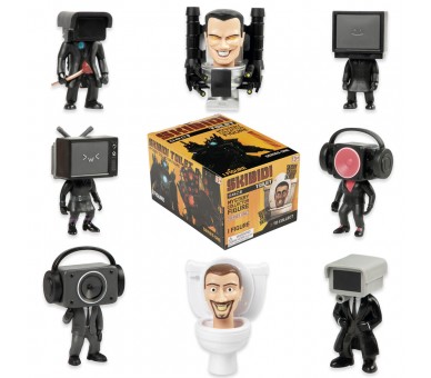 Figura sorpresa Skibidi Toilet 15cm surtido