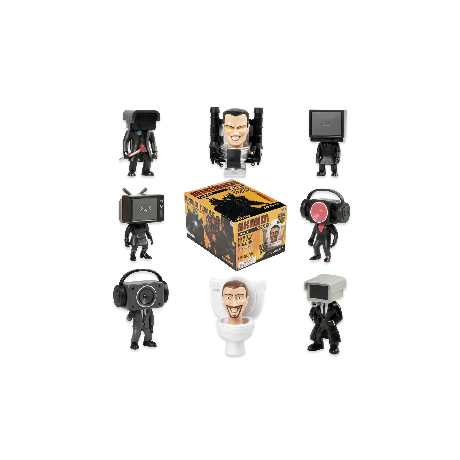 Figura sorpresa Skibidi Toilet 15cm surtido