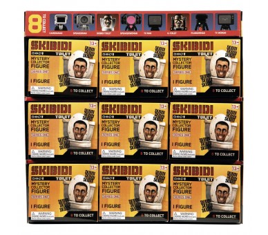 Figura sorpresa Skibidi Toilet 15cm surtido