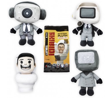 Bolsa sorpresa peluche Skibidi Toilet 30cm surtido