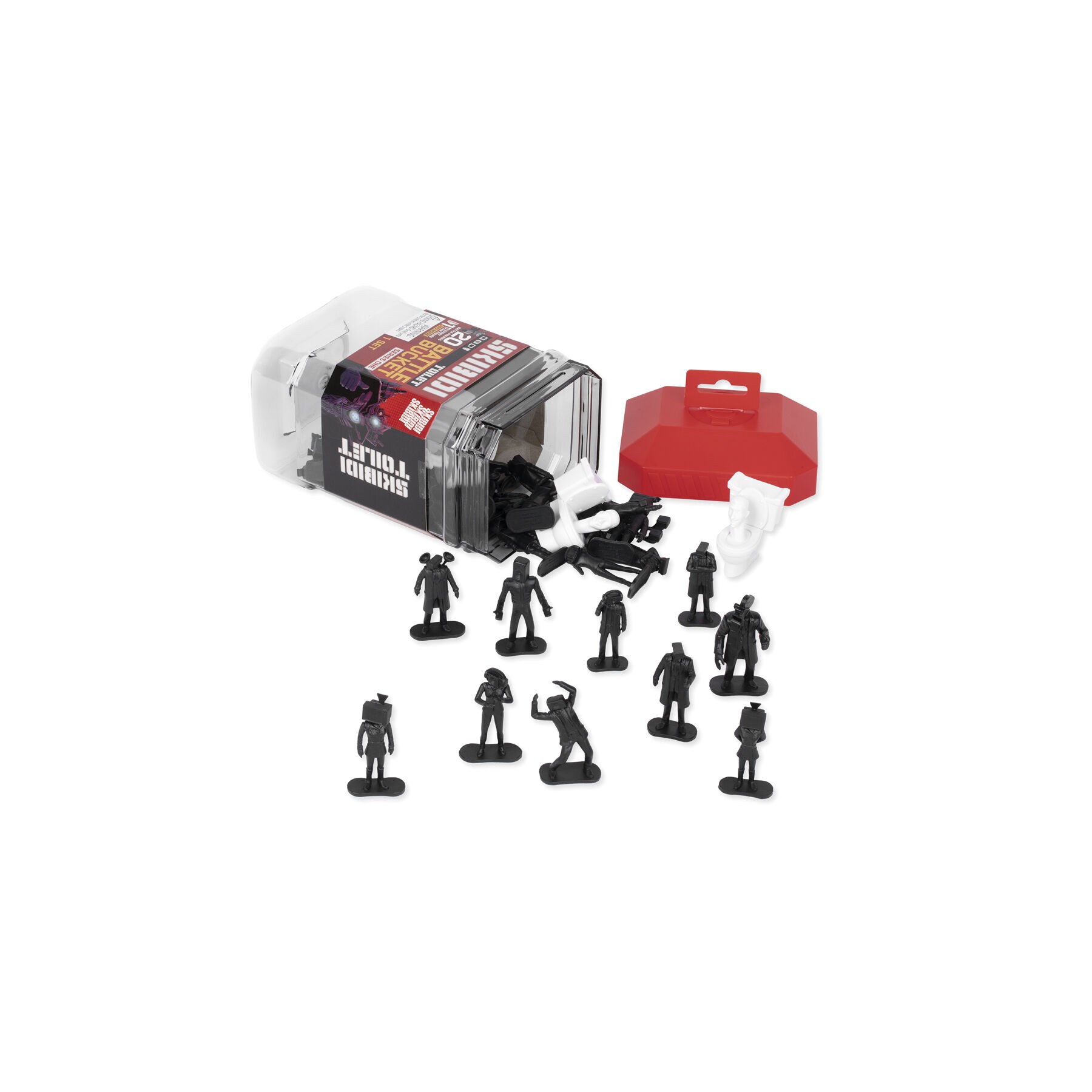 Cubo de batalla 20 figuras Skibidi Toilet