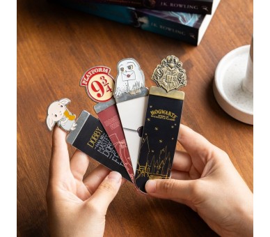 Set 4 marcapaginas Harry Potter