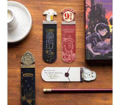 Set 4 marcapaginas Harry Potter