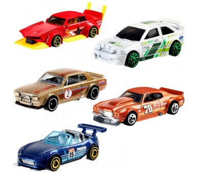 Blister 5 vehiculos Hot Wheels surtido