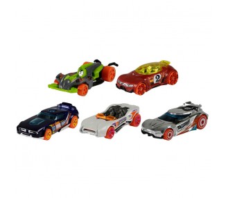 Blister 5 vehiculos Hot Wheels surtido
