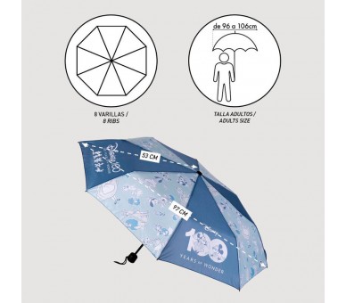 Paraguas manual plegable Disney