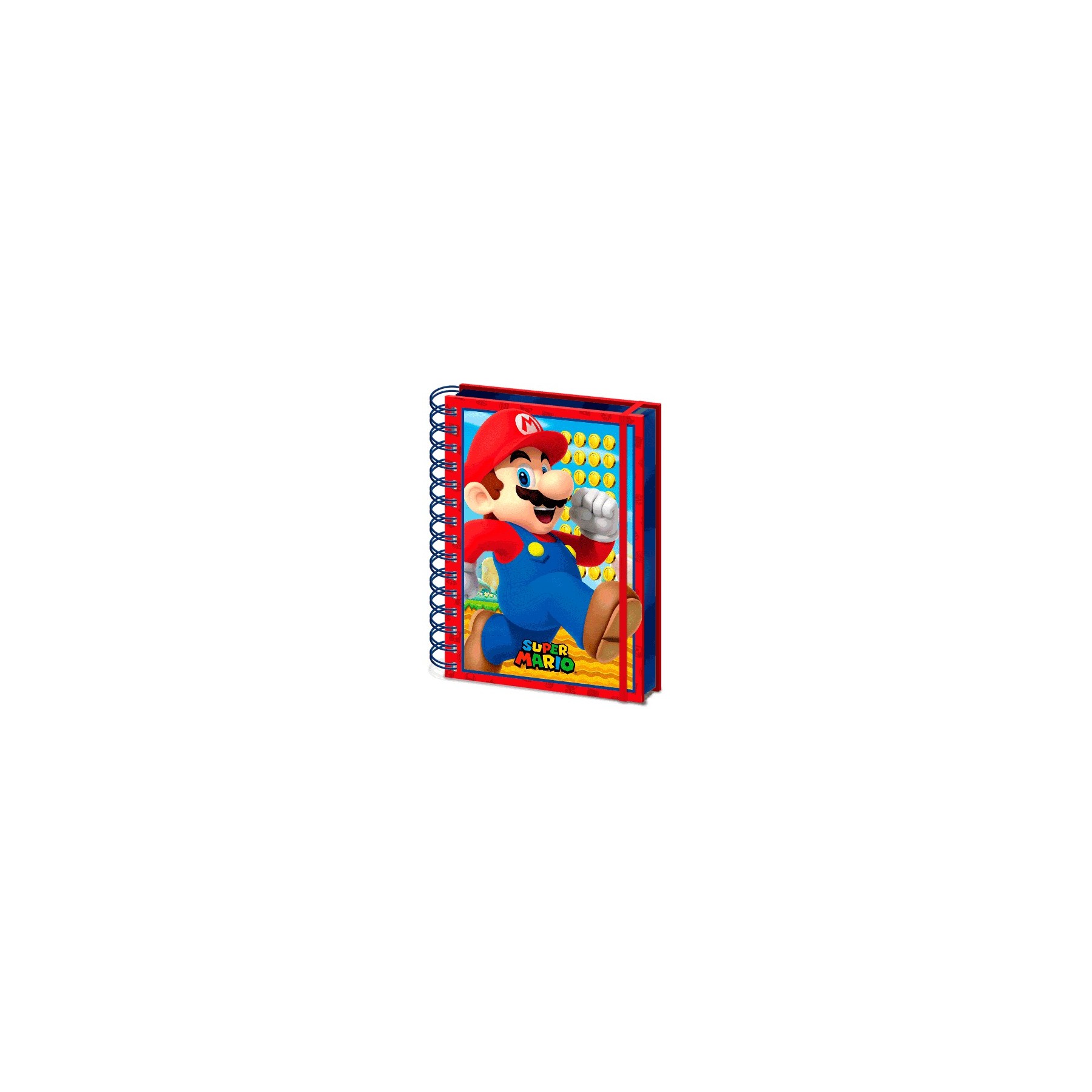 Libreta Lenticular Nintendo Diseño Super Mario