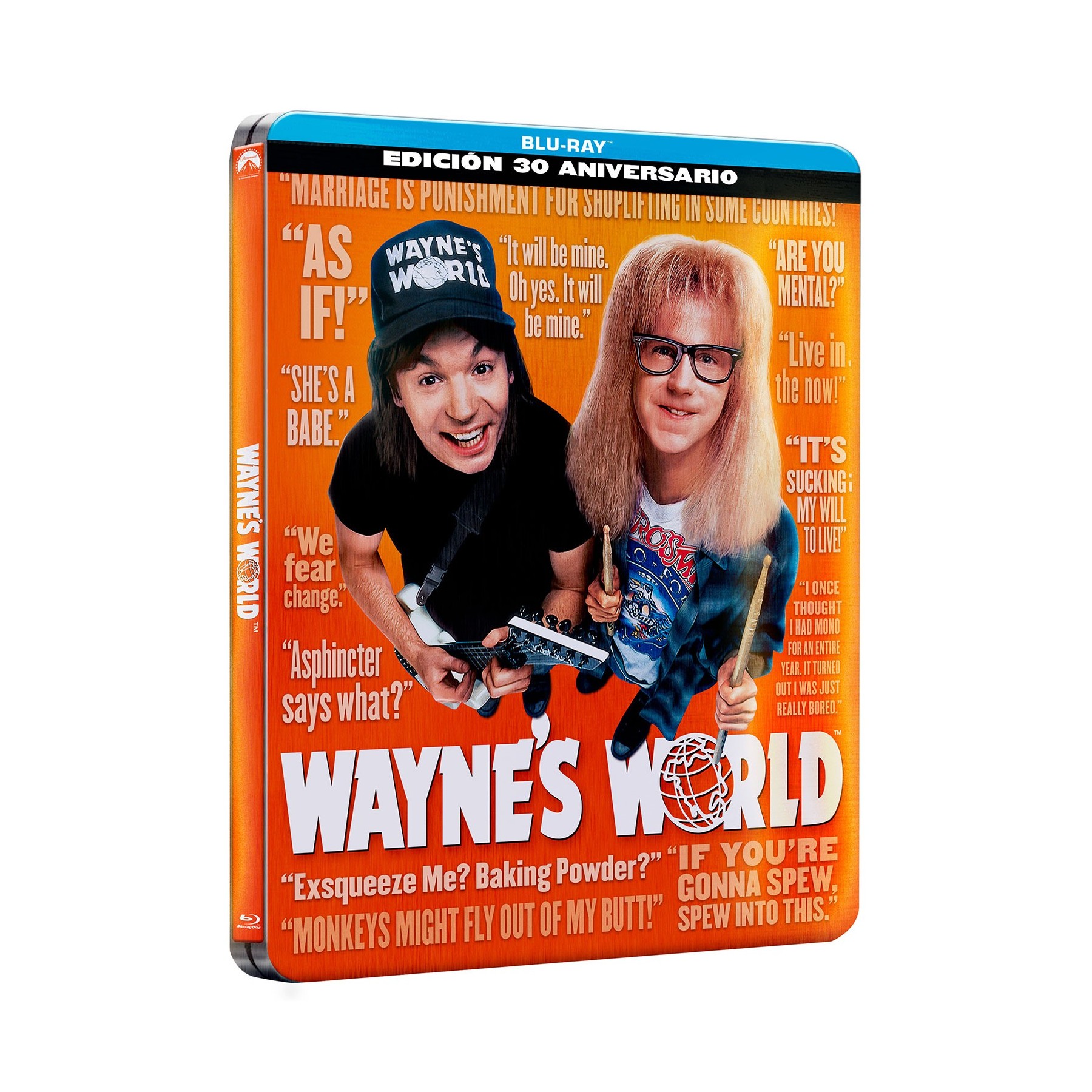 Wayne'S World ¡Qué Desparrame! (Steelbook) - Bd Br