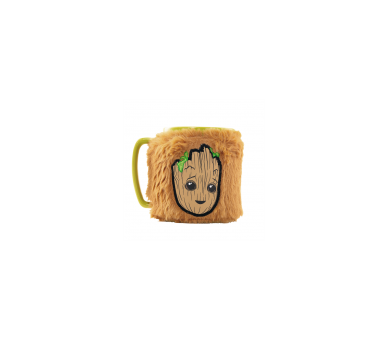 Taza Con Funda De Peluche Groot 440 Ml