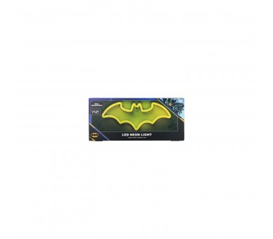 Lámpara Led Estilo Neón Batman Para Pared, 12,8X31,2X1,9Cm