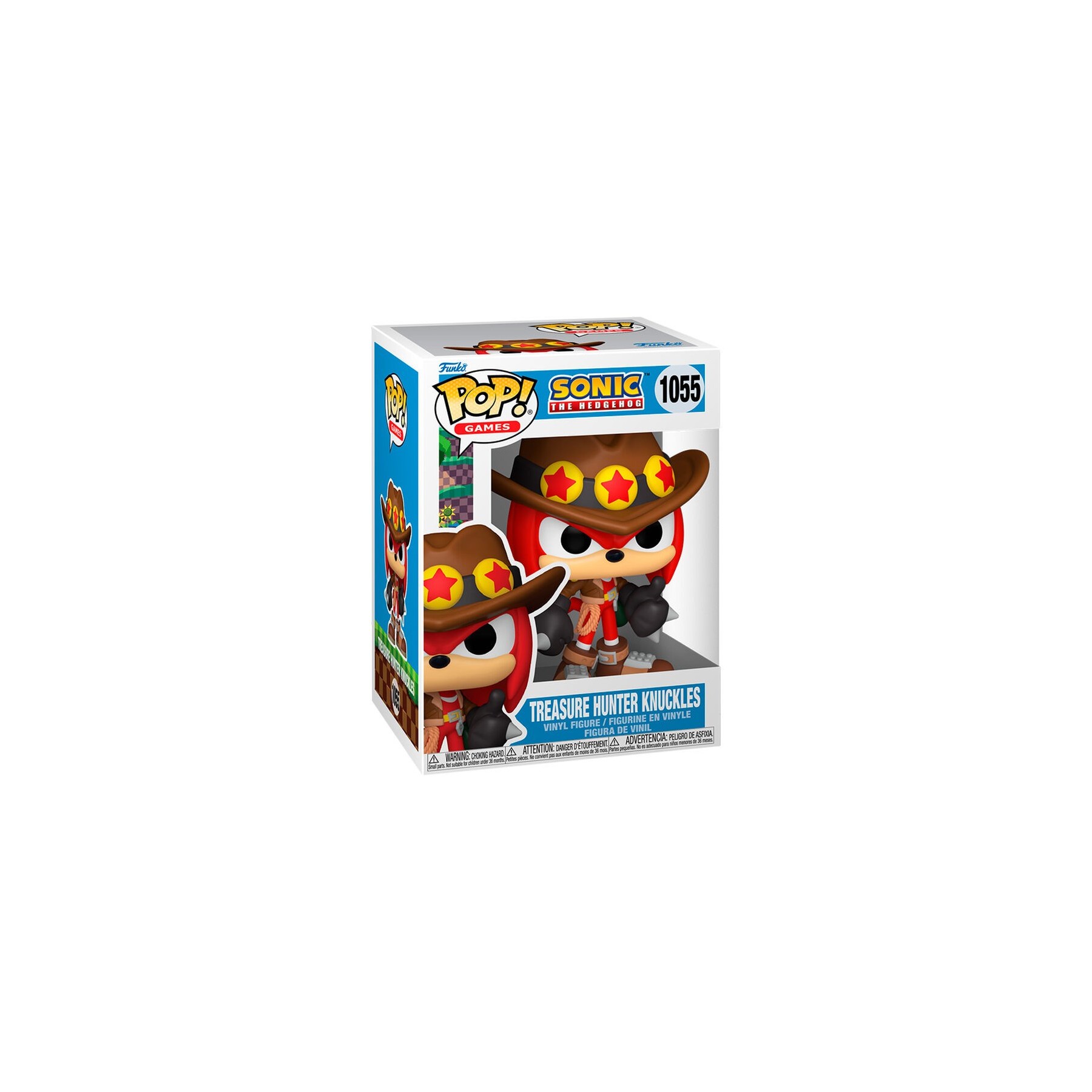 Figura Pop Sonic The Hedgehog Treasure Hunter Knuckles