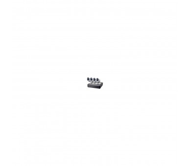 Kit Videovigilancia 720P Cctv Level One 8 Canales 4 Camaras