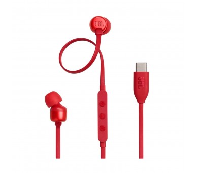 Jbl Tune 310C Red / Auriculares Inear Con Cable