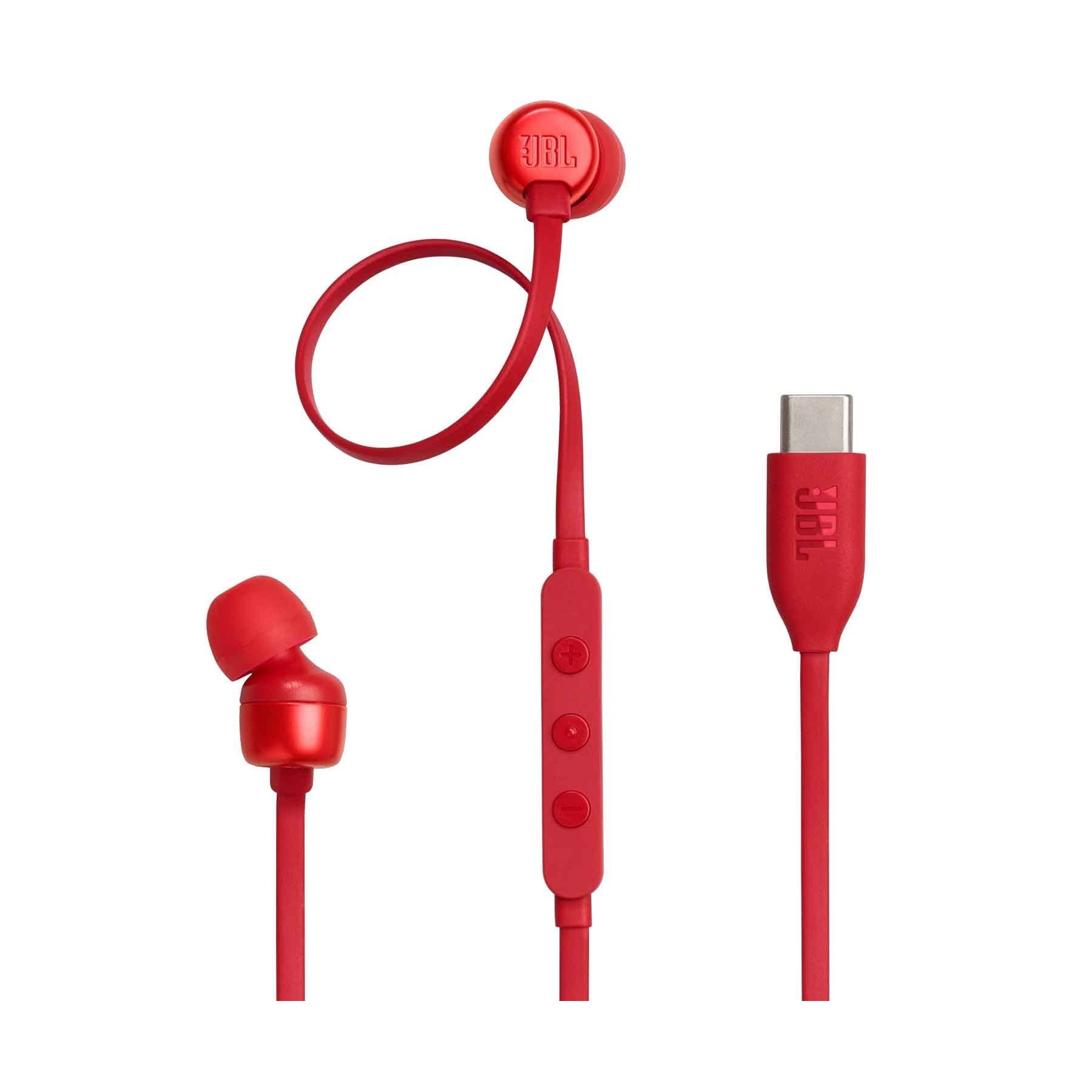 Jbl Tune 310C Red / Auriculares Inear Con Cable