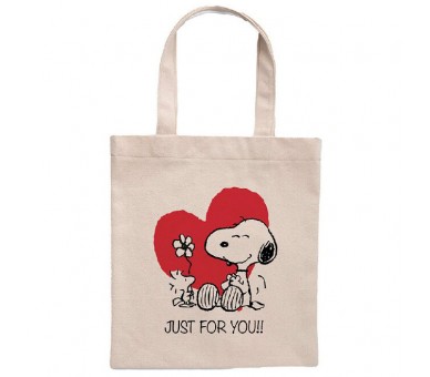 Bolsa shopping Just For You Snoopy Peanuts