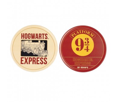 Set 2 Posavasos Plataforma 9 3/4 Harry Potter