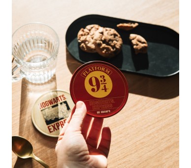 Set 2 Posavasos Plataforma 9 3/4 Harry Potter