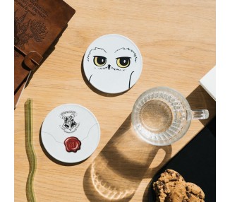 Set 2 Posavasos Hedwig Harry Potter
