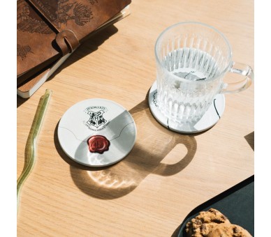 Set 2 Posavasos Hedwig Harry Potter