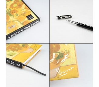 Set cuaderno A5 premium + boligrafo Museo Van Gogh