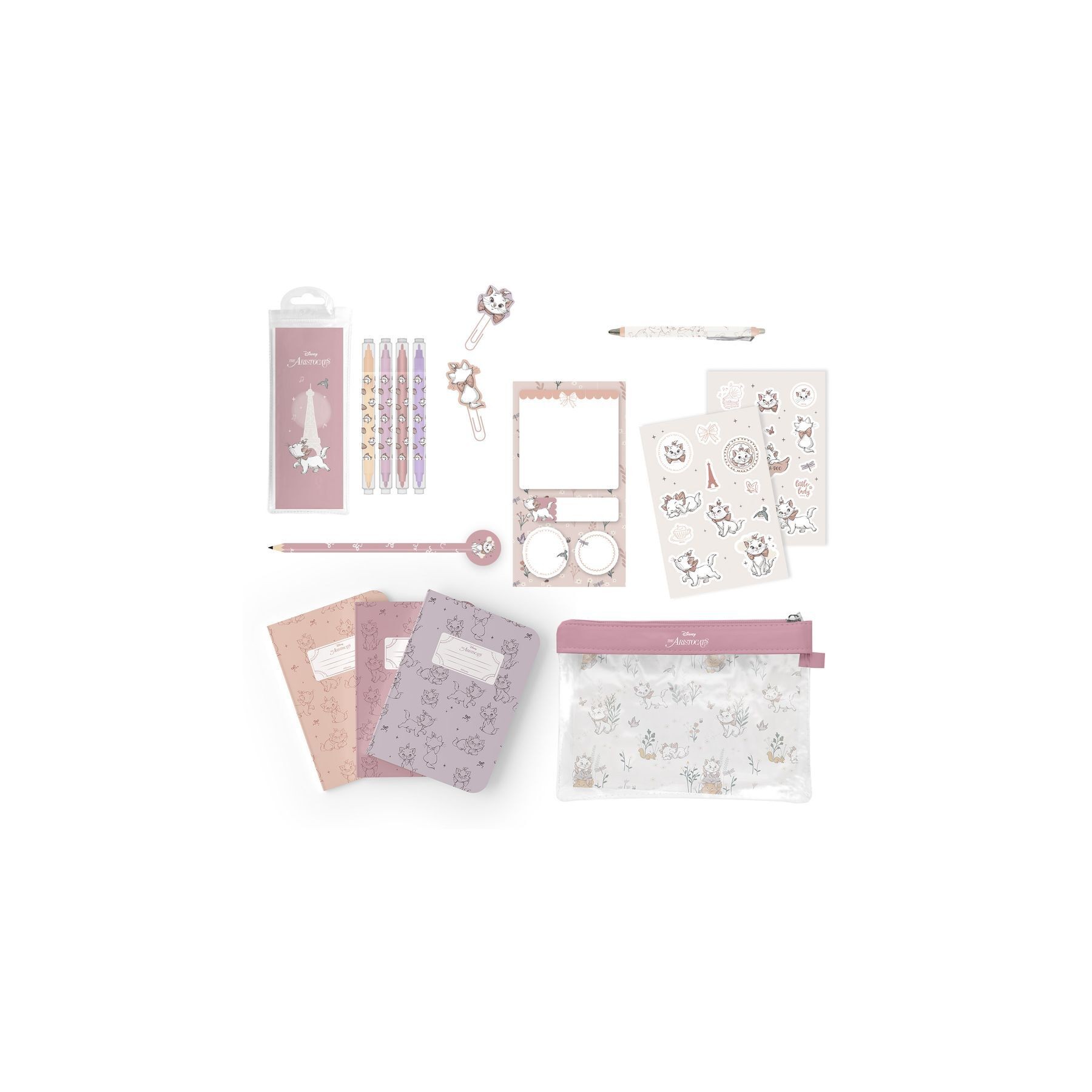 Set papeleria Marie Los Aristogatos Disney