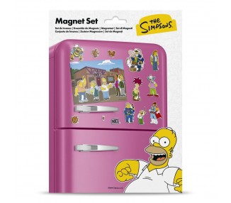 Set imanes troquelados Taberna Moe Los Simpsons