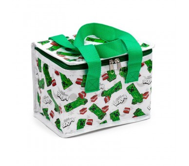 Bolsa refrigerante Creeper y TNT Minecraft