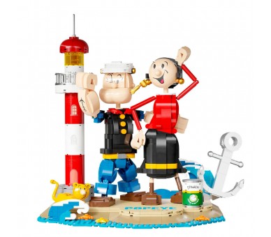 Kit Construccion Popeye & Olivia Popeye 1500pzs