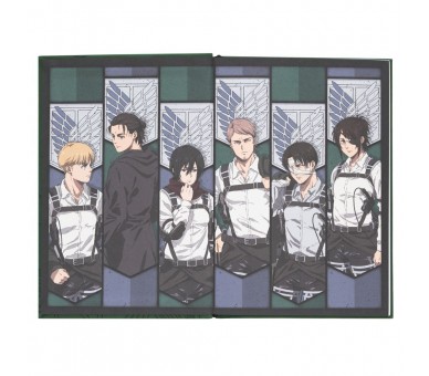 Cuaderno premium A5 Attack on Titan