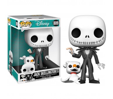 Figura POP Disney Pesadilla Antes de Navidad Jack with Zero 25cm