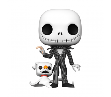 Figura POP Disney Pesadilla Antes de Navidad Jack with Zero 25cm