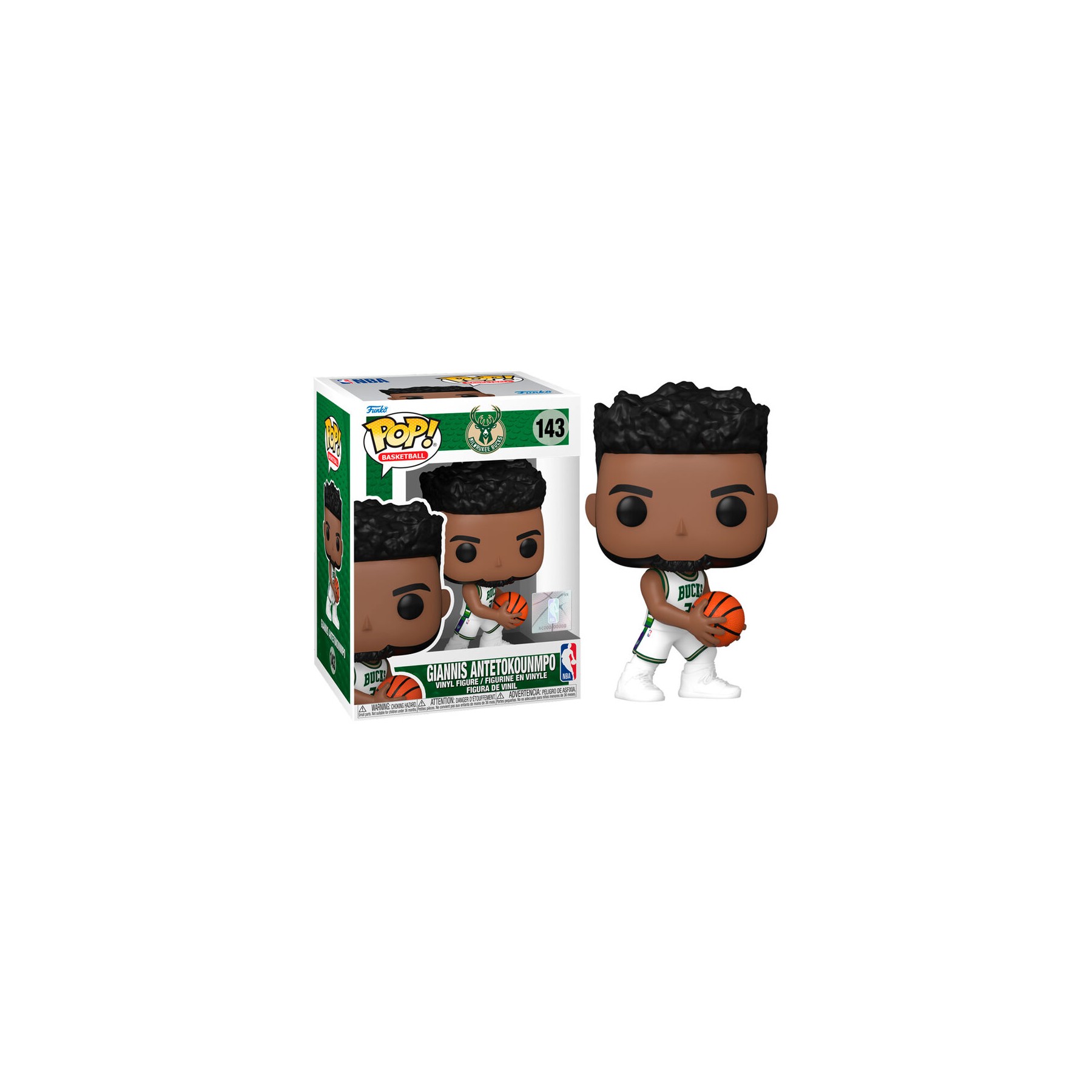 Figura POP NBA Bucks Giannis Antetokounmpo