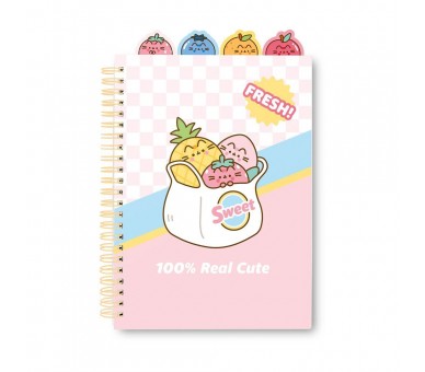 Cuaderno A5 Pusheen Fruits