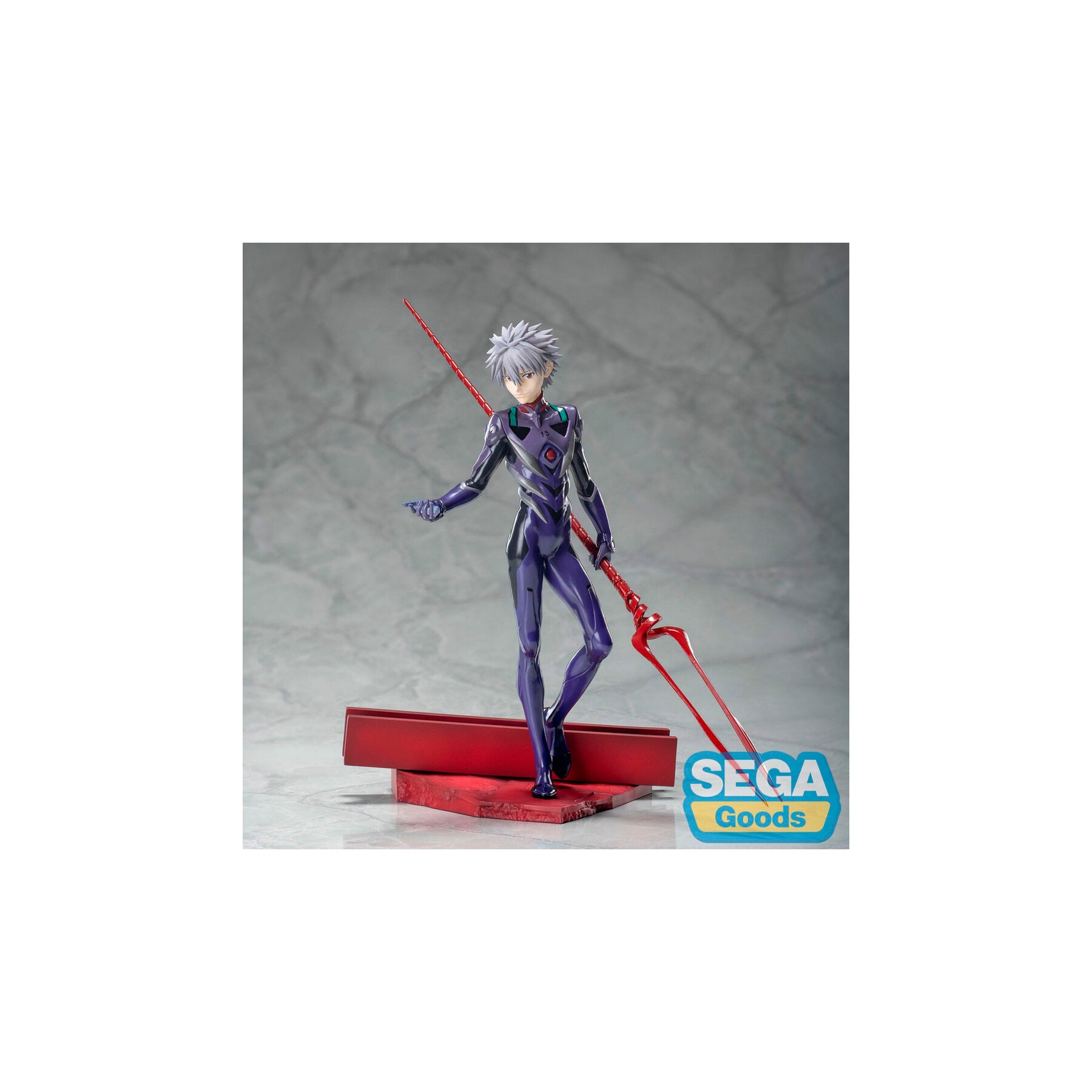 Figura Kaworu Nagisa X Spear of Longinus Luminasta Evangelion 3.0 + 1.0 Thrice Upon a Time 21cm