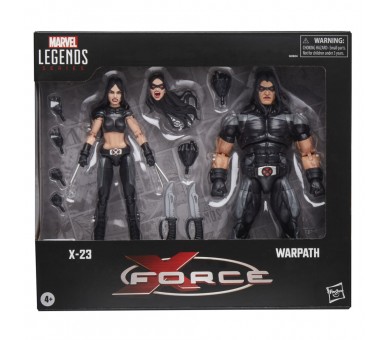 Blister 2 figuras X-23 & Warpath X-Force Marvel Legends 15cm