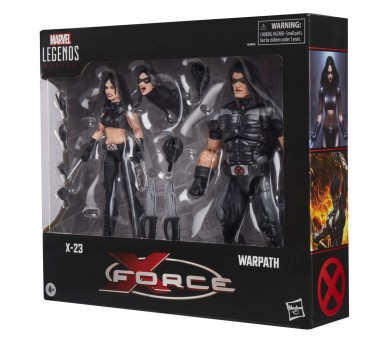 Blister 2 figuras X-23 & Warpath X-Force Marvel Legends 15cm